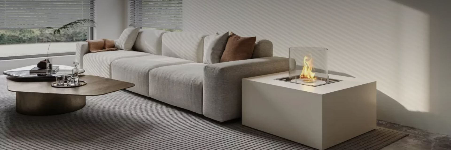 Deixe-se envolver pelo calor e pelo conforto de uma lareira aberta