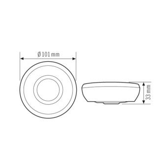 Detetor de movimento MD 360i/8 Basic IP40