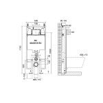 Autoclismo OLI74 Plus S90 Sanitarblock Pneumtico