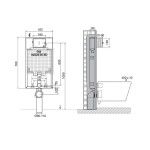 Autoclismo OLI80 Simplex com Placa Bound