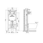 Autoclismo OLI80 Sanitarblock com Placa Bound