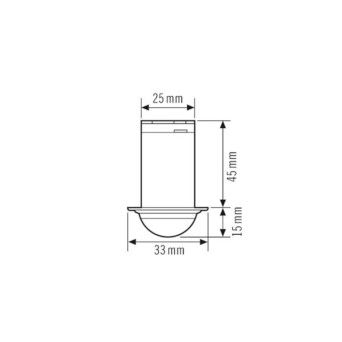 Detetor de movimento MD-C 360i/8 mini