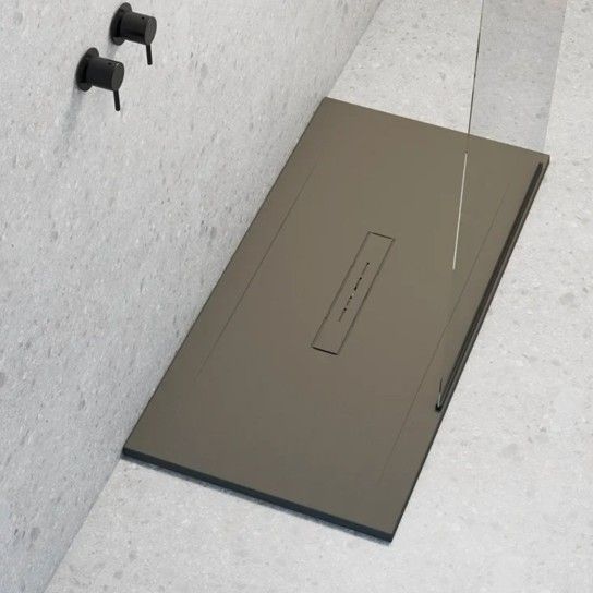 Clay shower tray