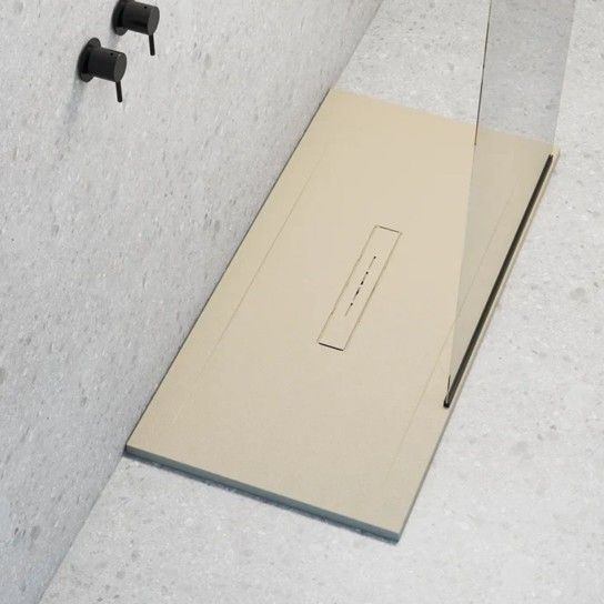 Clay shower tray