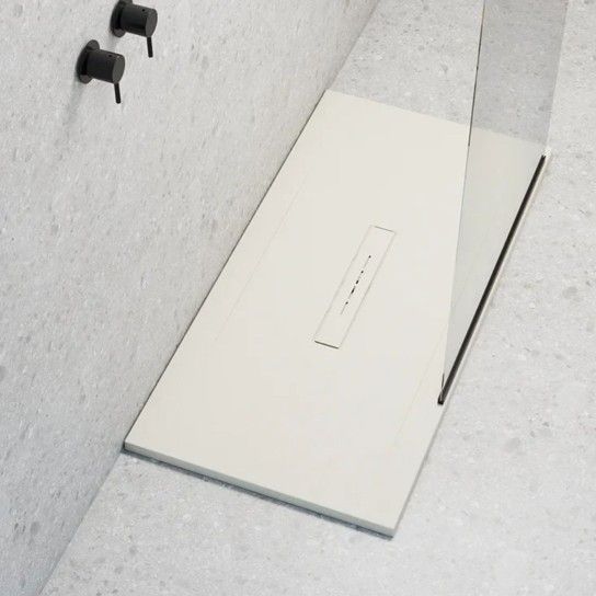 Clay shower tray