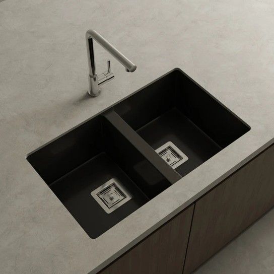 Double sink Zie Roc Stone gloss 