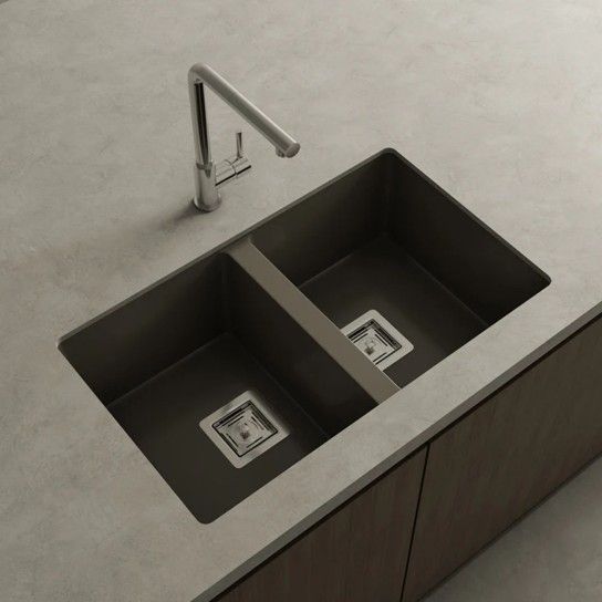 Double sink Zie Roc Stone gloss 