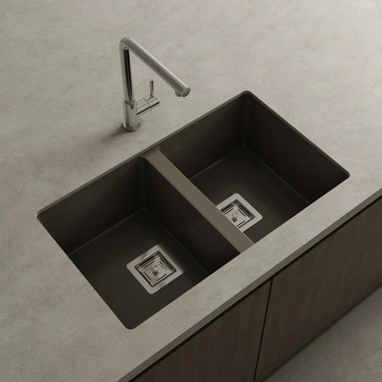 Double sink Zie Roc Stone matte