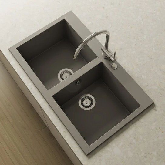 Double sink Shira Roc Stone