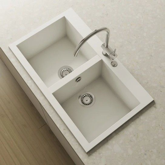 Double sink Shira Roc Stone