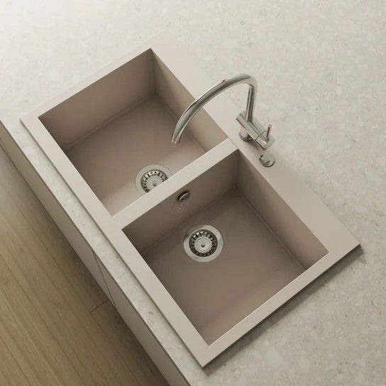 Double sink Shira Roc Stone