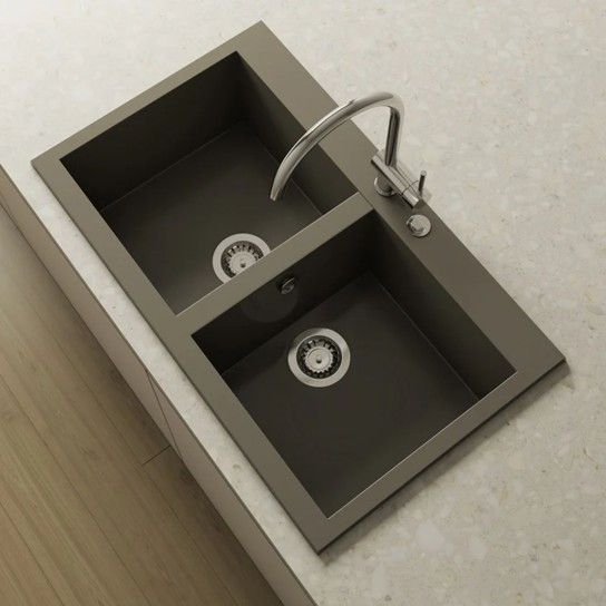 Double sink Shira Roc Stone