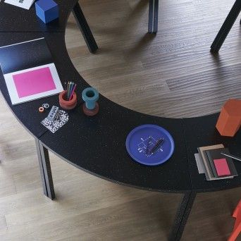 Curved table Bureaurama