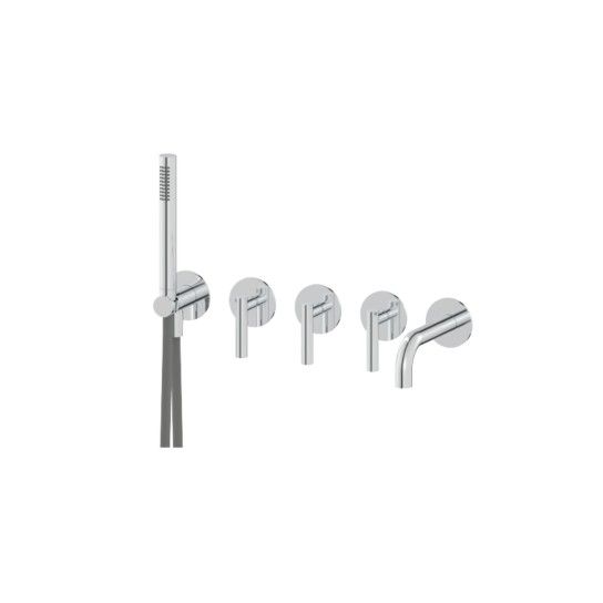 Single lever bath tap  MRS 2 outlets
