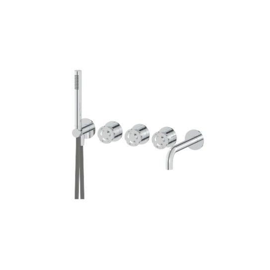 Concealed single lever bath CRW 2 outlets