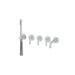 Single lever bath tap  MRS 2 outlets