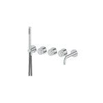 Concealed single lever bath CRW 2 outlets