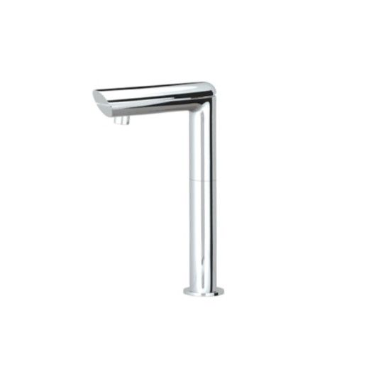 Smooth tall washbasin tap