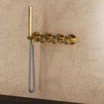 Concealed single lever bath CRW 2 outlets Concealed single lever bath CRW 2 outlets