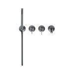 Concealed single lever bath tap C35 2 outlets