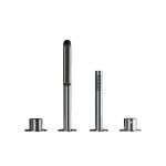 Deck-mounted single lever bath V C35 2 outlets