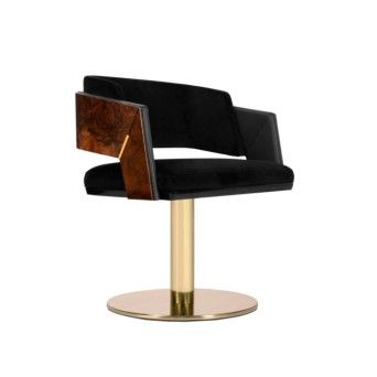 Galea swivel dining chair