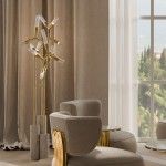 Shard floor chandelier