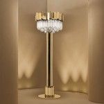 Empire floor chandelier