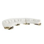 Angra curved sofa