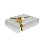 Mesa de centro quadrada Lapiaz