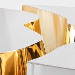 Lapiaz oval center table