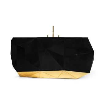 Diamond vanity cabinet