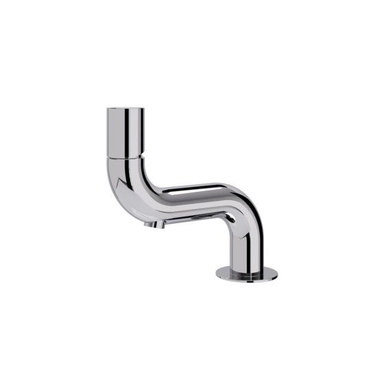 Pipeline washbasin tap
